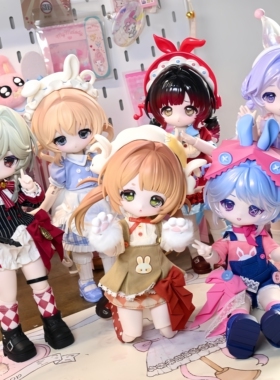 正版COME4FREE邦倪兔兔梦匣12分BJD娃娃可动人偶换装盲盒潮玩摆件