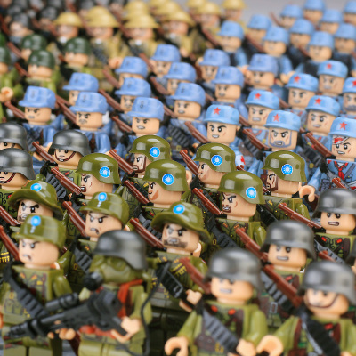 士兵打仗玩具兵人军事人仔