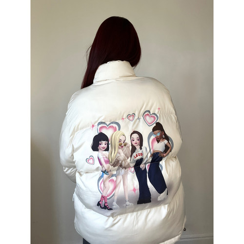 LKOD加厚秋冬人物印花棉服