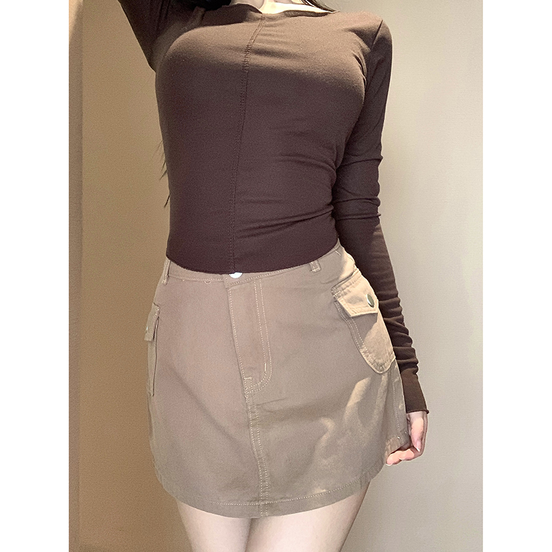 LKOD短裙美式辣妹牛仔裙