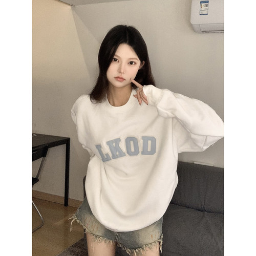 皮标LKOD字母卫衣LKOD皮标卫衣