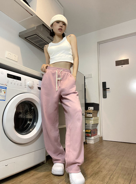 LKSTORE LKOD2022秋冬新款休闲潮牌百搭男女情侣国潮卫裤长裤新款