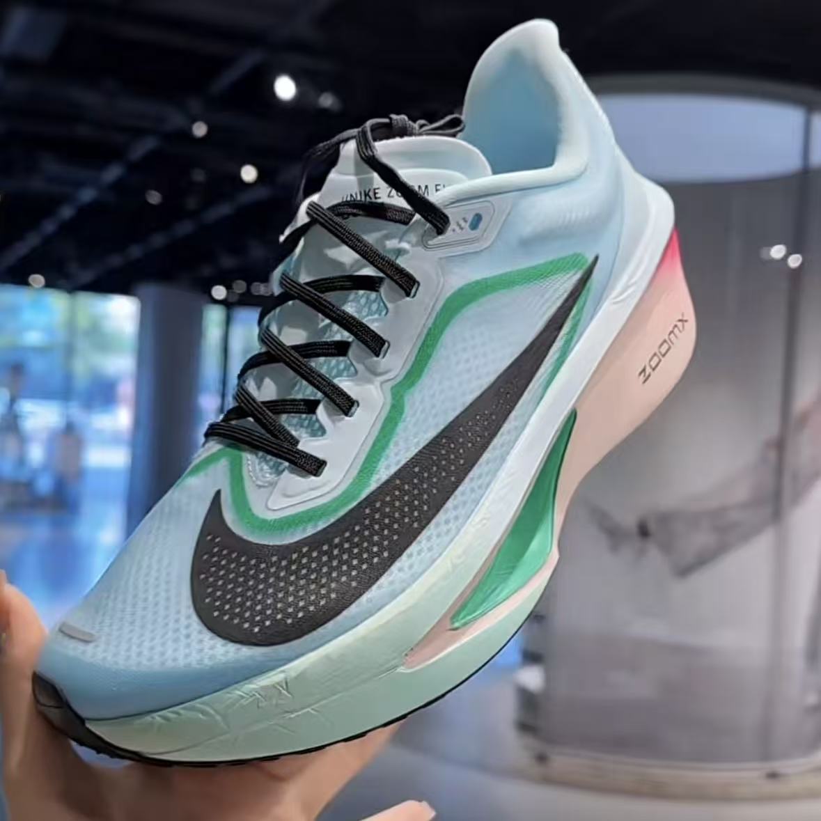 耐克Nike Zoom Fly 6 防滑耐磨 舒适低帮 圆头 厚底 碳板跑鞋