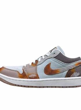 Nike Air Jordan1耐克板鞋复古潮流透气缓震低帮运动休闲鞋