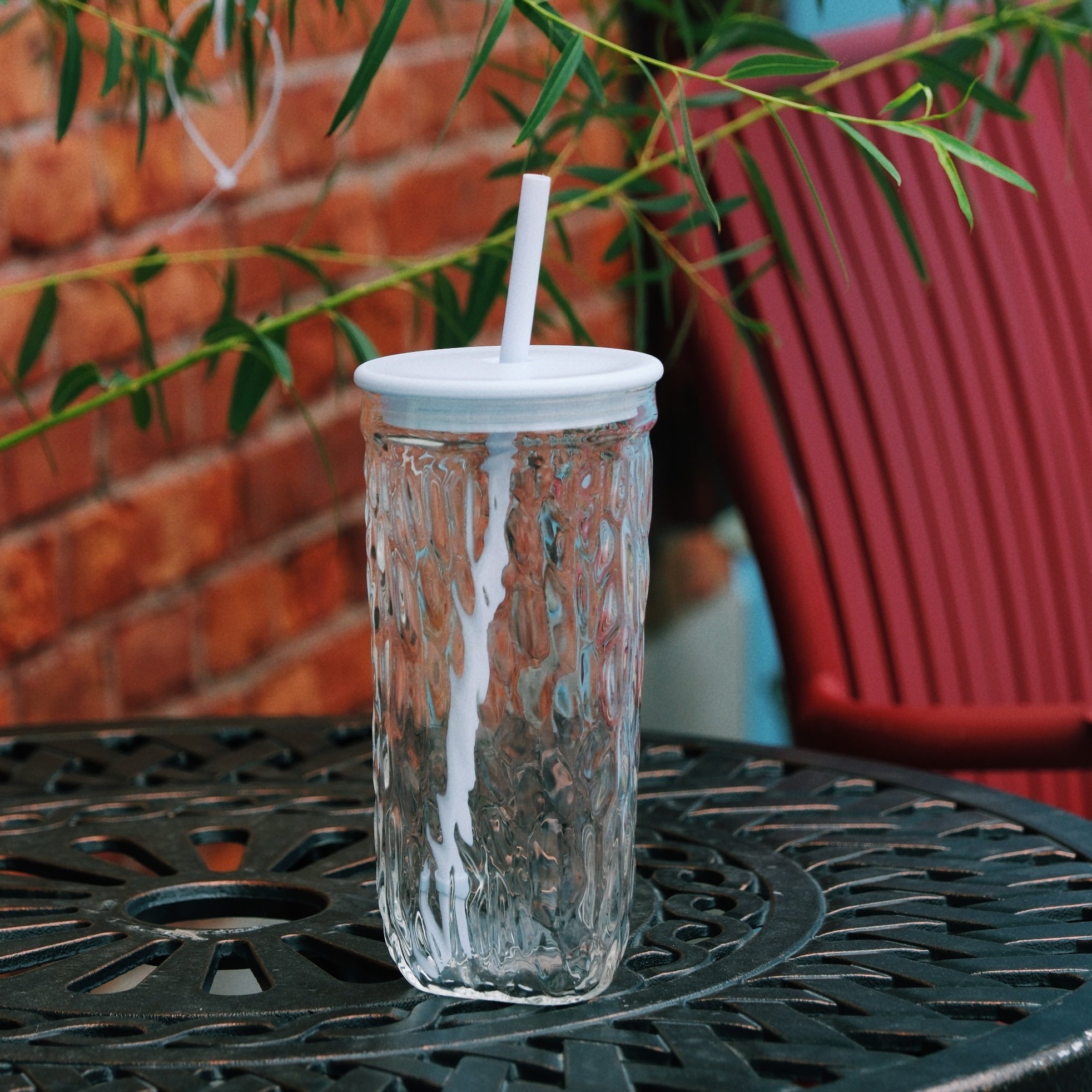 创意树皮纹三角杯玻璃吸管杯高硼硅材质带盖子带吸管喝水杯咖啡杯,餐饮具,吸管杯,淘宝优惠券,粉丝福利购,淘宝优惠卷