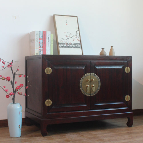 新中式香樟木箱子大号双开门衣箱