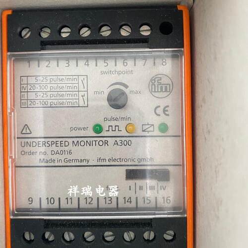 IFM DA0116 全新停止型监视器模块 A300/110-240VAC/DC