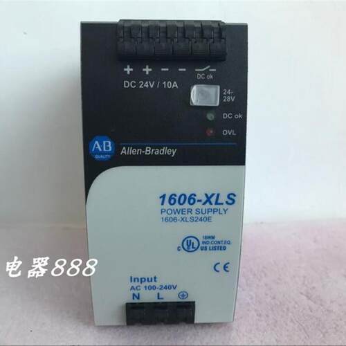 Allen-Bradley罗克韦尔电源1606-XLS240E DC24V/10A AC100-240V
