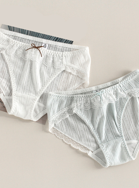 舒适少女内裤女纯棉日系透气棉质面料小清新学生全棉三角裤
