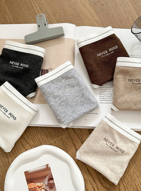 舒适细腻柔软少女内裤女透气纯棉裆秋冬时尚磨毛弹力中腰2025新款