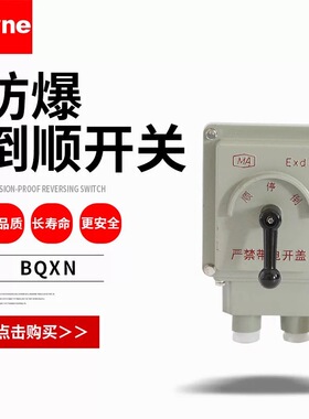 防爆倒顺开关BQXN-100A防爆正反转开关 防爆电机开关防爆控制开关