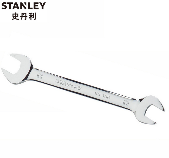 STANLEY/史丹利 呆扳手 8x10mm公制精抛光双开口板手 93-393-1-22