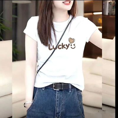 大码女短袖T恤显瘦遮肚夏季新款