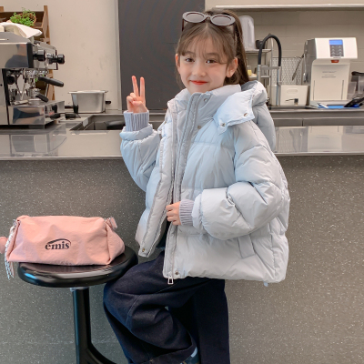 女童棉服冬装2025新款洋气儿童冬季加厚羽绒棉衣大童女孩棉袄外套
