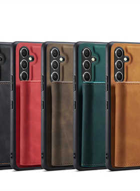 KUAIJIEWEI商务M1适用三星A14 4G/5G A24 A34 A54 5G二合一钱包手机壳磁吸保护套