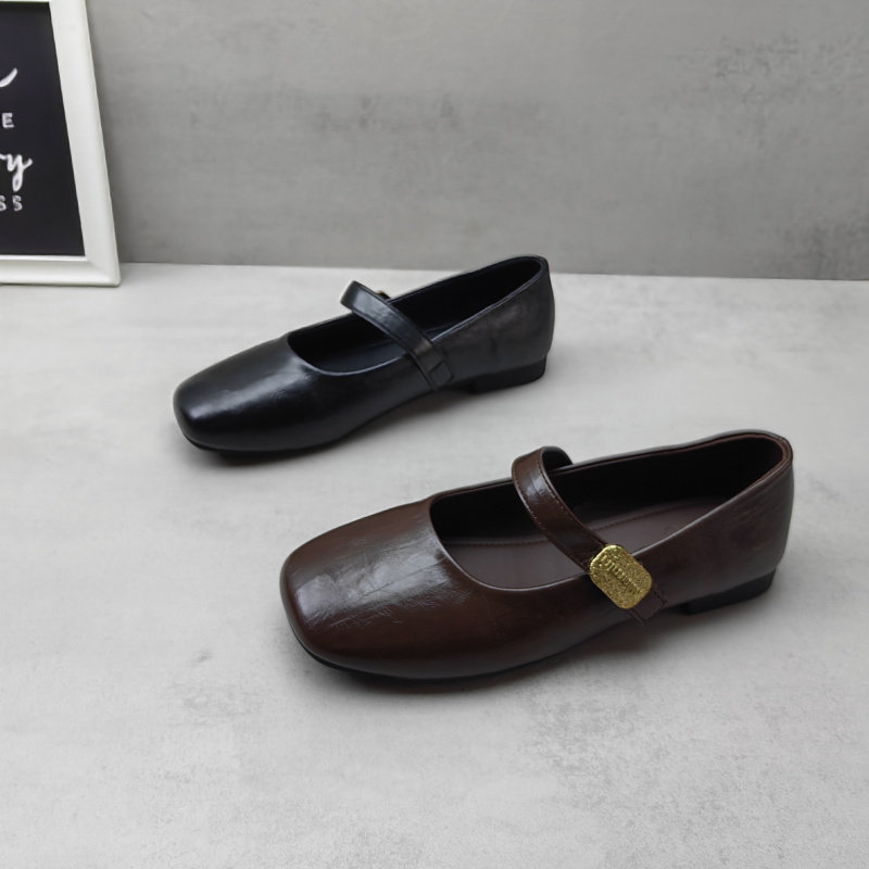 2026春款复古风一字扣带玛丽珍鞋女圆头平底舒适百搭女甜美单鞋,女鞋,玛丽珍鞋,淘宝优惠券,粉丝福利购,淘宝优惠卷