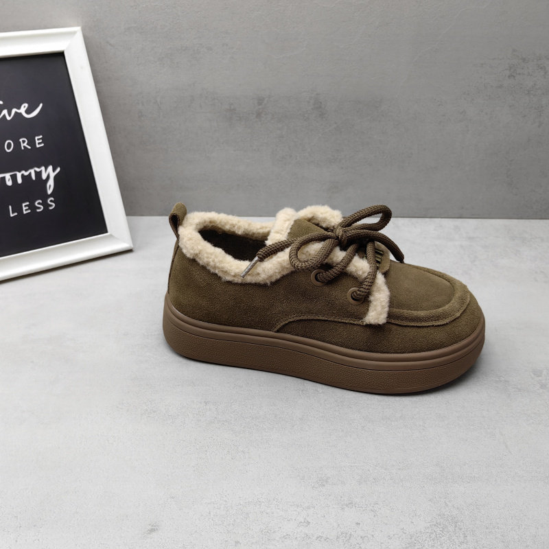 实拍2025秋冬款真皮牛皮森系加绒保暖女勃肯鞋防滑休闲女棉鞋,女鞋,勃肯鞋/软木鞋,淘宝优惠券,粉丝福利购,淘宝优惠卷