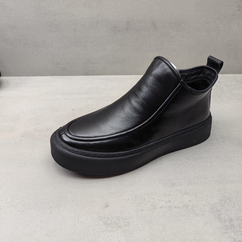 2025秋冬款真皮牛皮切尔西短靴