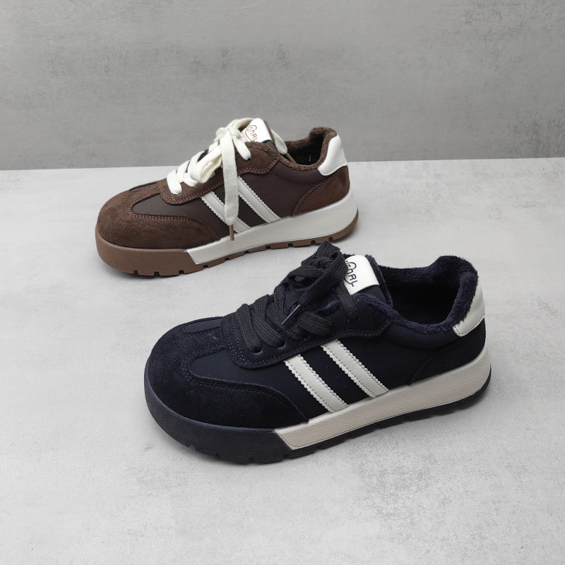 系带防滑百搭舒适休闲女板鞋学生