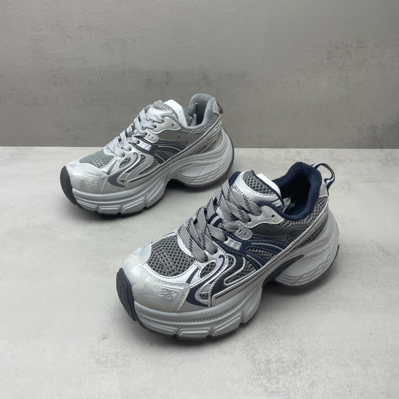 加绒保暖系带老爹鞋百搭休闲女鞋