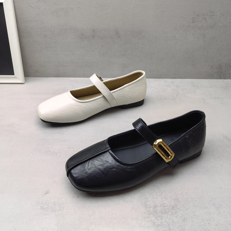 2026春款复古风一字扣带玛丽珍鞋女方头平底舒适百搭女甜美单鞋,女鞋,玛丽珍鞋,淘宝优惠券,粉丝福利购,淘宝优惠卷