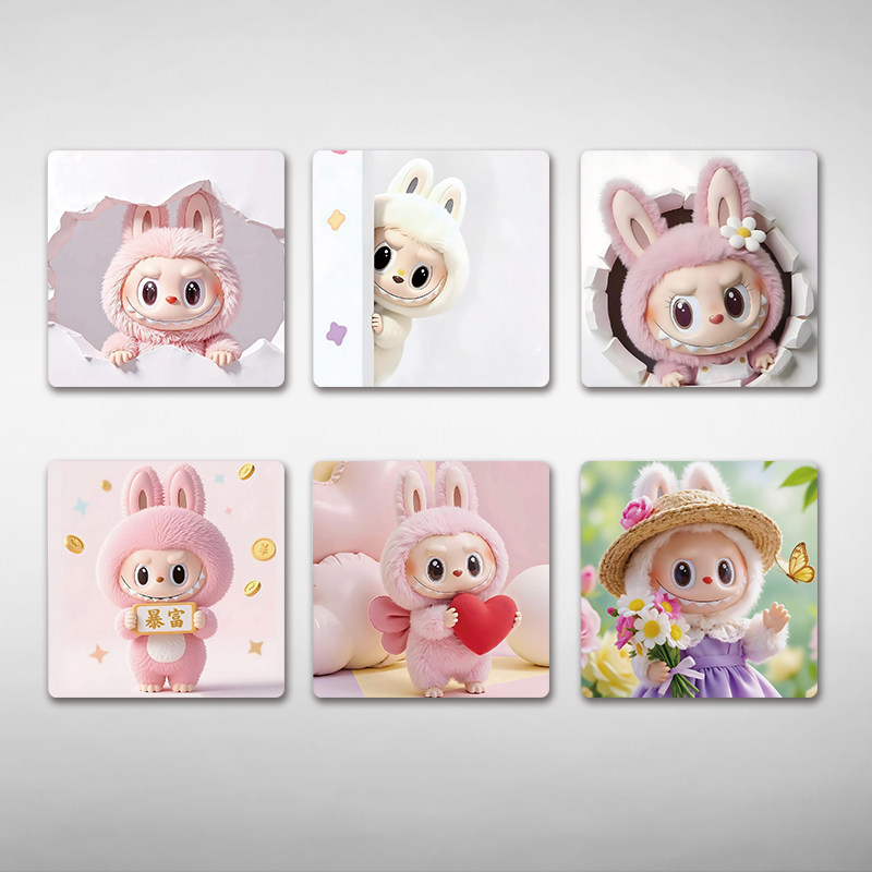 网红创意卡通开关贴纸自粘开关美化贴插座遮挡改造高档开关贴