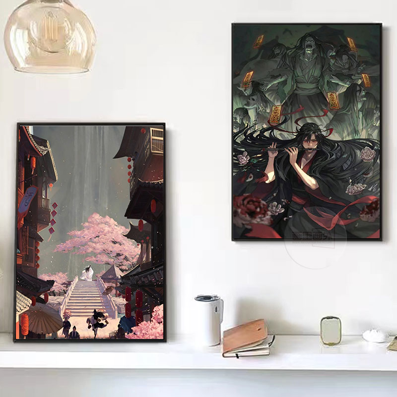 魔道祖师diy数字油彩画手绘