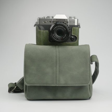 微单相机包适用富士XM5XS20xt5XT30III单肩斜挎佳能R50Vm50内胆包