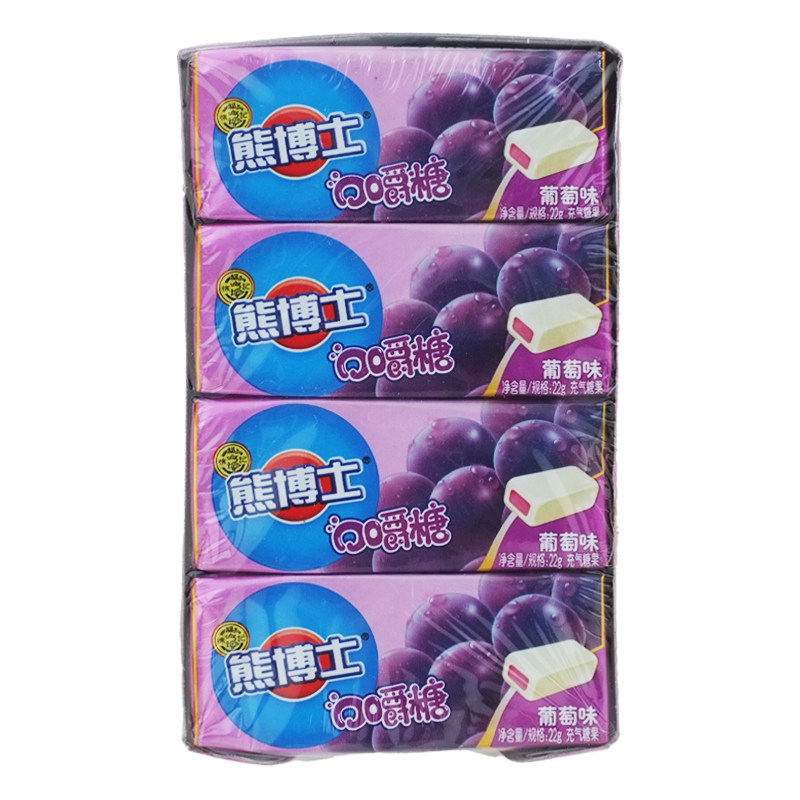 徐福记熊博士口嚼糖果汁软糖多口味零食儿童糖果22g*12条年货