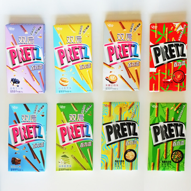 百力滋休闲饼干棒状装饰饼