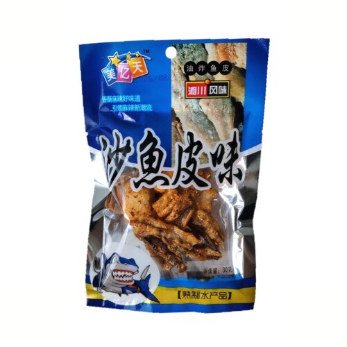 美亿天油炸沙鱼皮味解馋怀旧零食