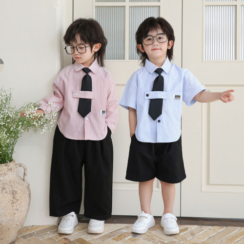 男童儿童宝宝衬衫演出礼服套装