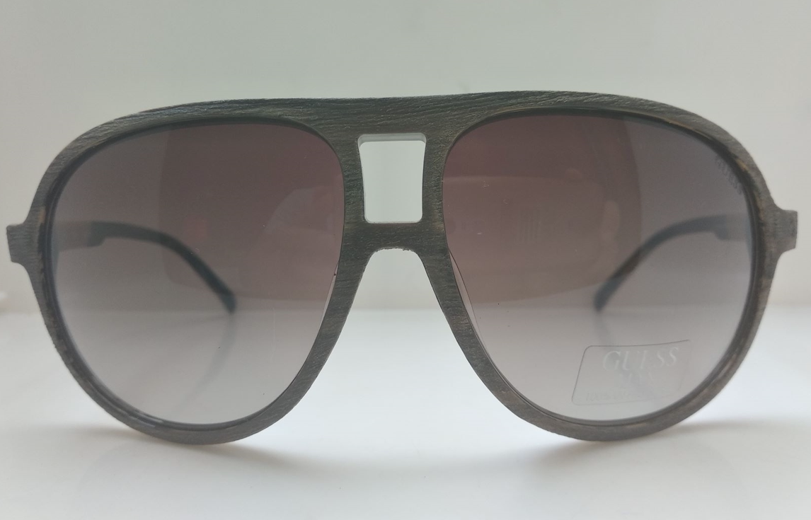 GUESS GU6806仿木飞行员款太阳镜墨镜