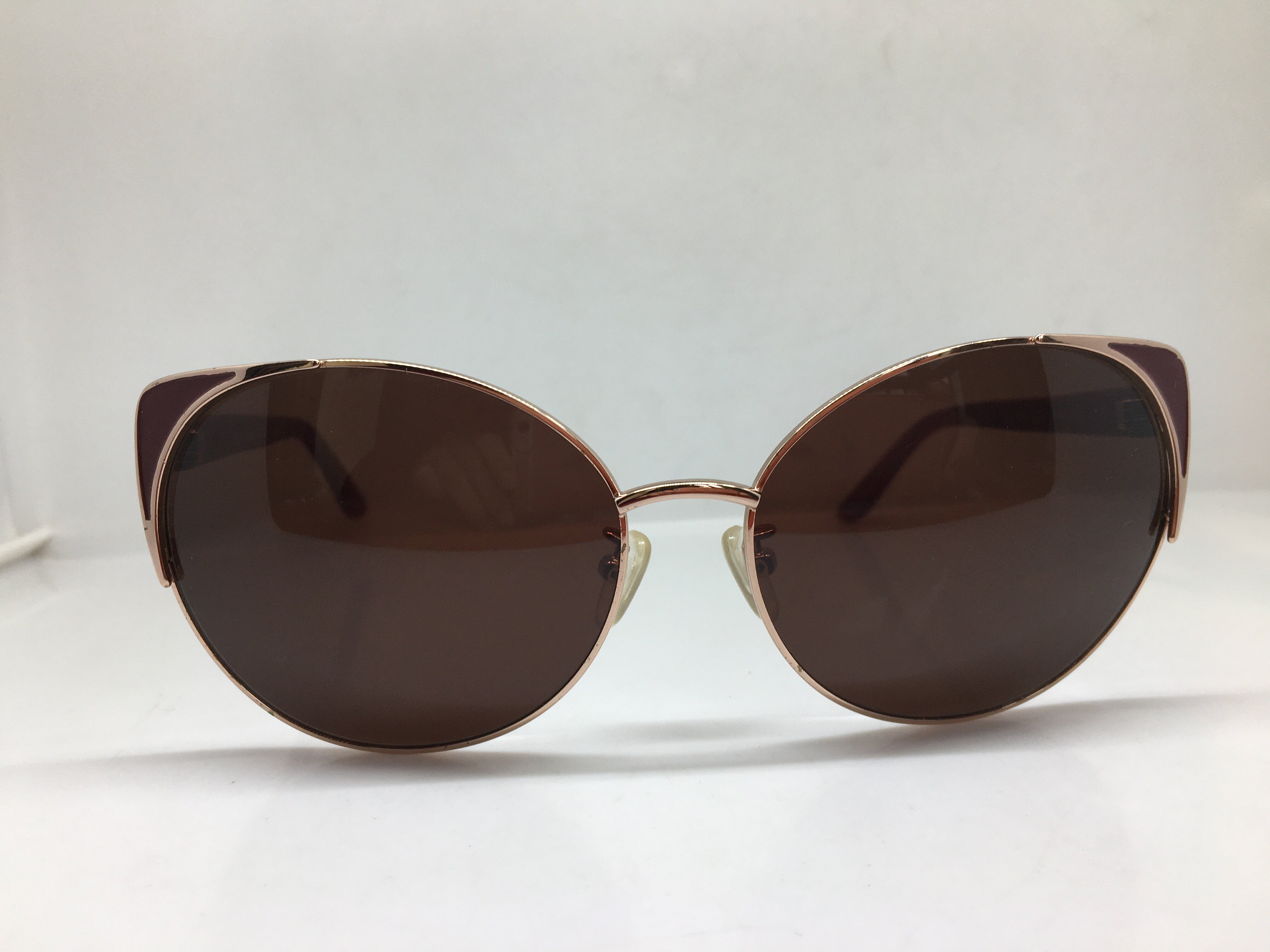 MRRISSEY金色猫眼圆框太阳镜女墨镜