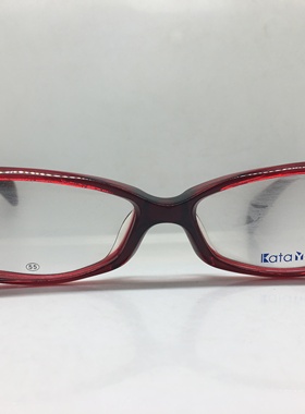 kata yama KY 664卡特雅玛 红色板材框眼镜 男女通用眼镜架