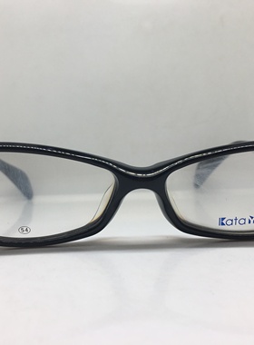 kata yama KY 660卡特雅玛 黑色板材框眼镜 男女通用眼镜架