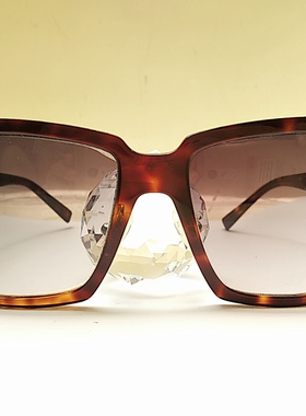 墨镜方形棕色手工板材太阳镜
