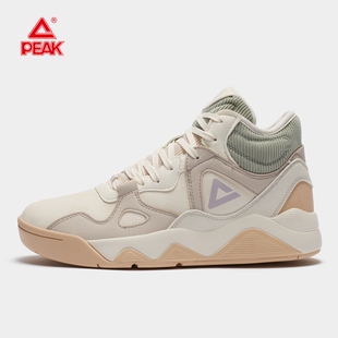 匹克女鞋板鞋高帮复古篮球潮流运动鞋冬季新款休闲鞋缓震舒适潮流
