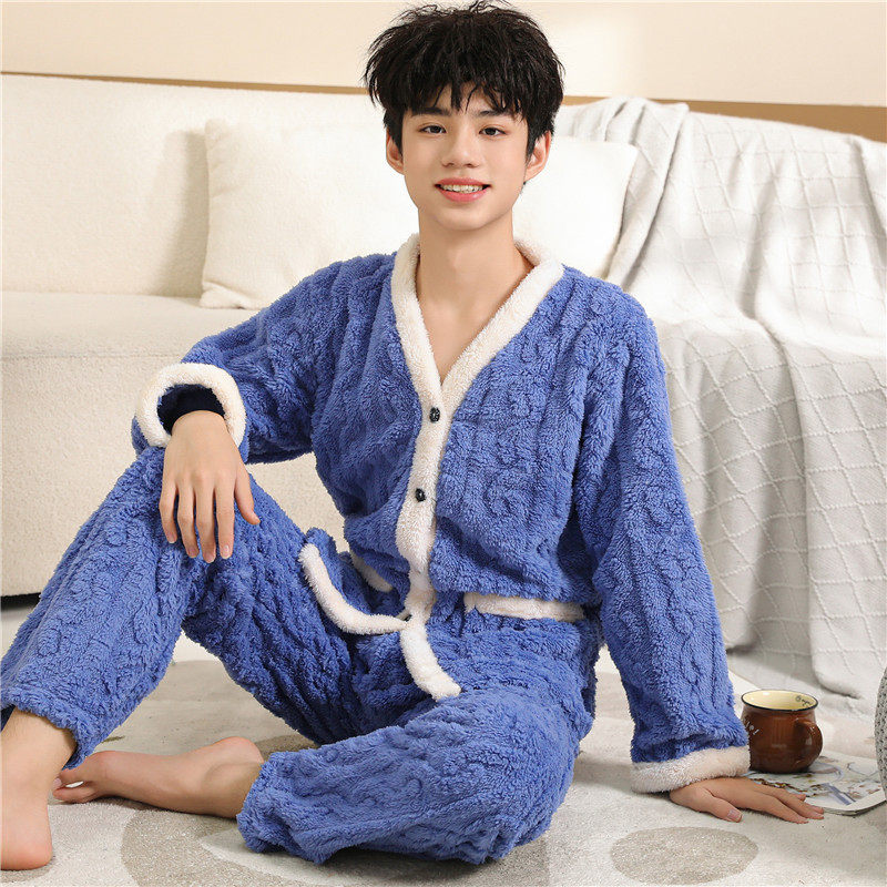 冬季青少年卡通男生款家居服