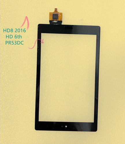 适用8寸亚马逊Kindle HD8 2016 HD8 6th Gen PR53DC 触摸屏外屏