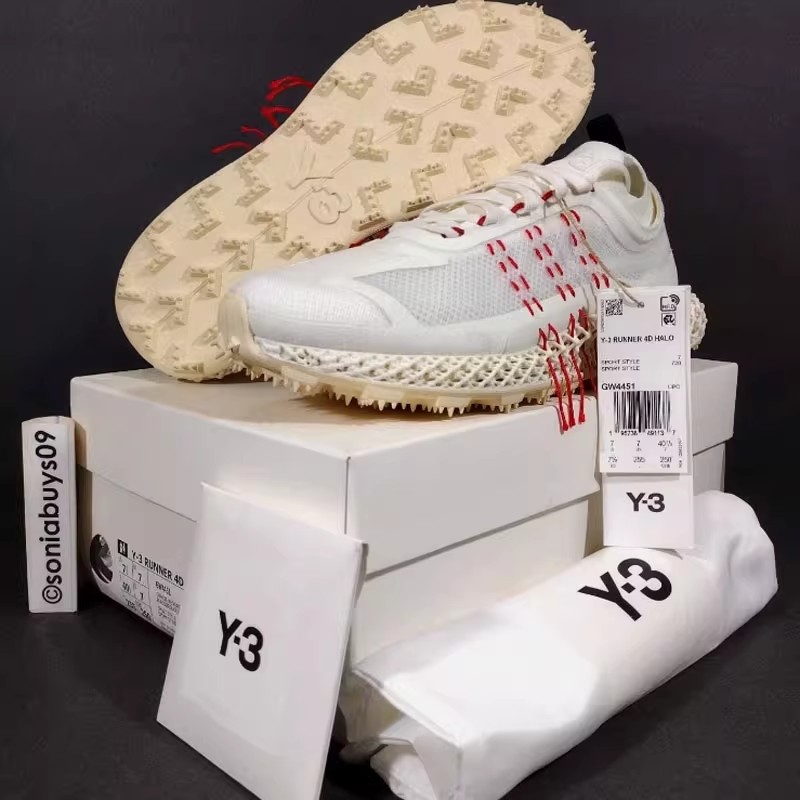ADIDAS/阿迪达斯 Y-3 4D Runner Y3 山本耀司休闲鞋跑步鞋 GW4451