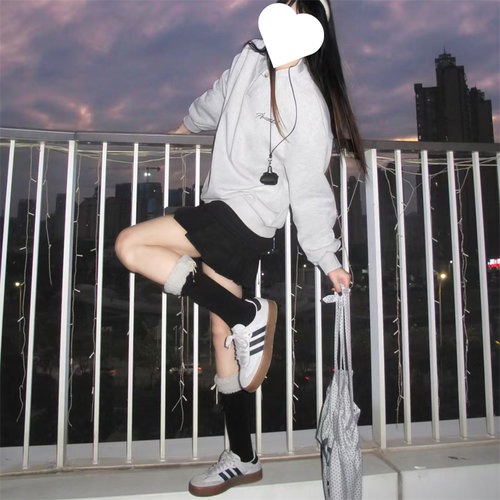 adidas/阿迪达斯 三叶草 SAMBAE T字头德训鞋低帮休闲板鞋 JI1349