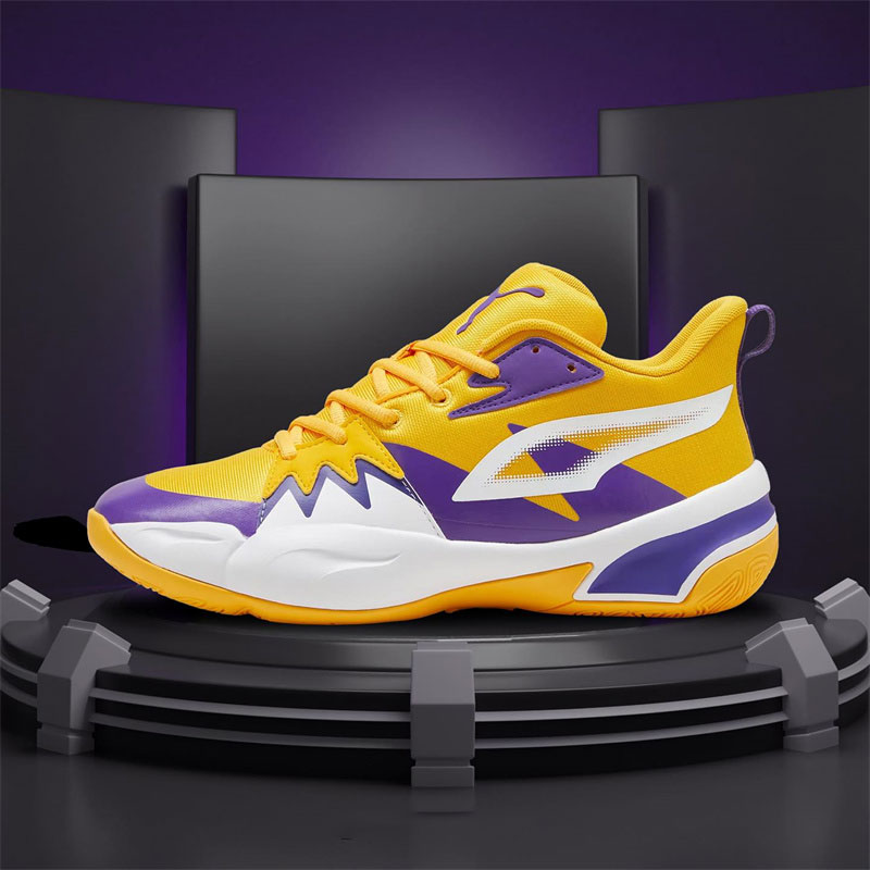 PUMA/彪马 Genetics Basketball Shoes 湖人配色篮球鞋 379905-05
