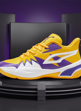 PUMA/彪马 Genetics Basketball Shoes 湖人配色篮球鞋 379905-05