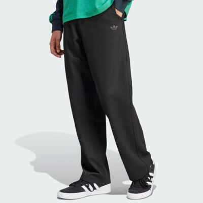 Adidas/阿迪达斯 三叶草 originals 黑色中腰运动休闲长裤 JC7420