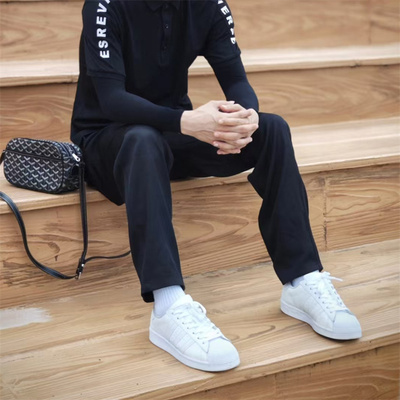 Adidas/阿迪达斯 三叶草 SUPERSTAR 经典复古贝壳头板鞋 EG4960