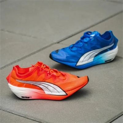 Puma/彪马 Fast-FWD Nitro Elite 刃爪 蓝红鸳鸯跑步鞋 376591-08