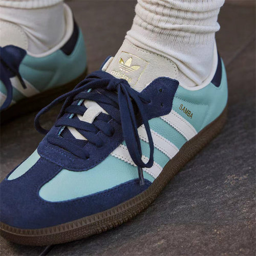 Adidas/阿迪达斯 三叶草 SAMBAOG T字头薄底德训 休闲鞋 JI4208