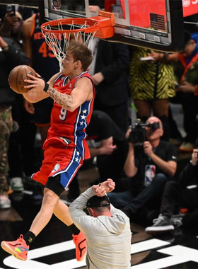 PUMA/彪马 Rise Nitro 巴雷特 橙色实战篮球鞋 377012-04