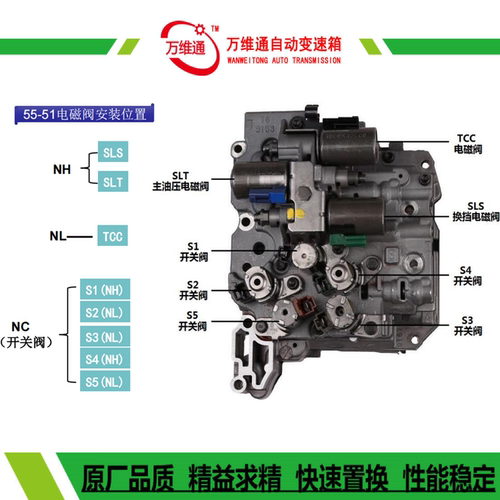 荣威贵士电磁阀油路板变速箱阀体